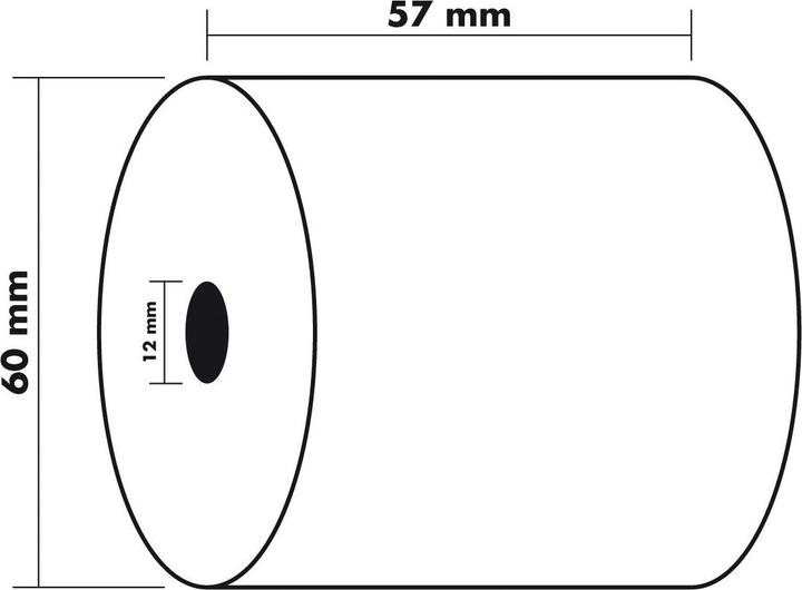 Actual product image Exacompta Rolls of thermal paper