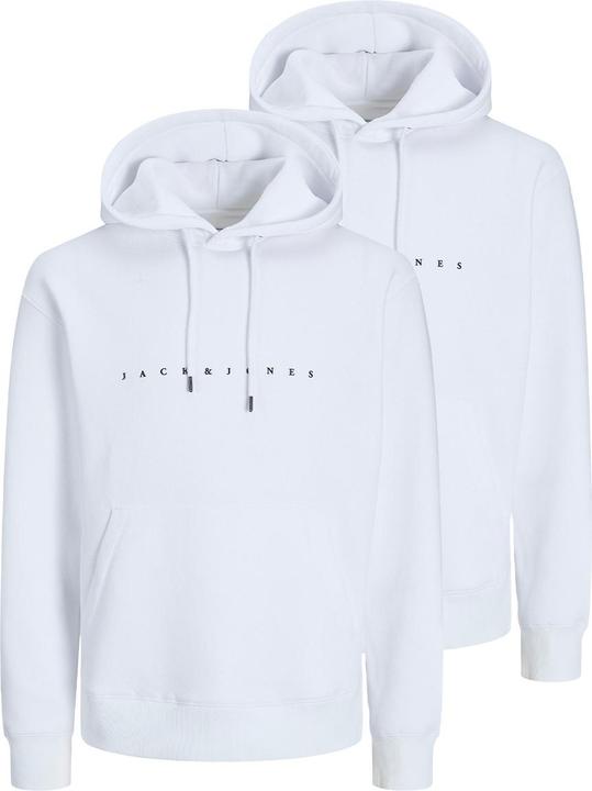 Immagine prodotto Jack & Jones - Star - Sweatshirt / Hoodie - 2er Pack (3XL Weiss) (3XL)