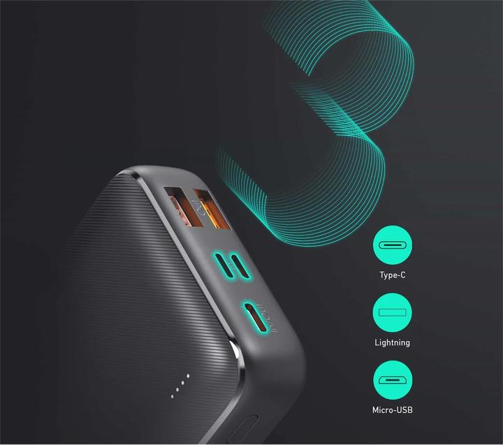 Immagine prodotto Aukey Basix Plus (20000 mAh, 22.50 W, 74 Wh)