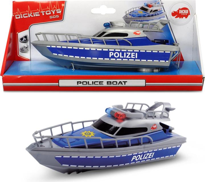 Produktbild Dickie Polizei Boot