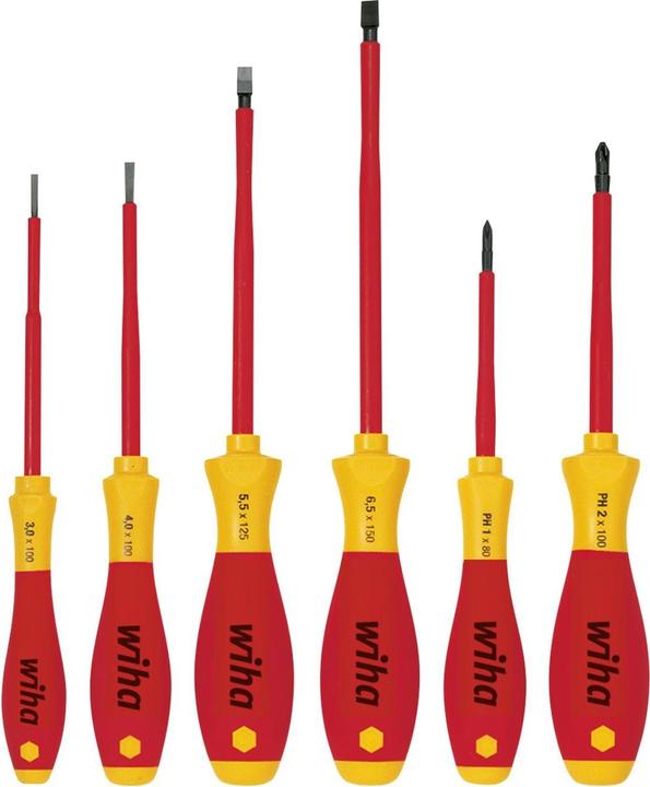 Actual product image Wiha Screwdriver set (Phillipps cross recess (PH), Slotted screws)