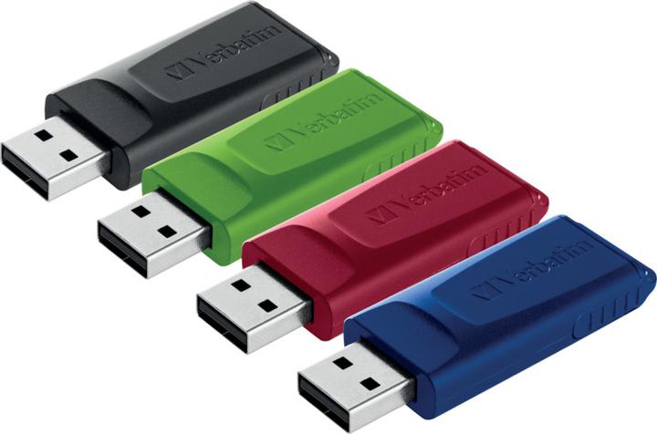 Productafbeelding Verbatim Store N Go Usb 2.0 Drive Slider 64gb (64 GB, USB-A)