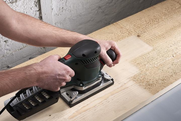 Produktbild wolfcraft 10 Haft-Schleifstr. Korund K180 93x185mm (180)