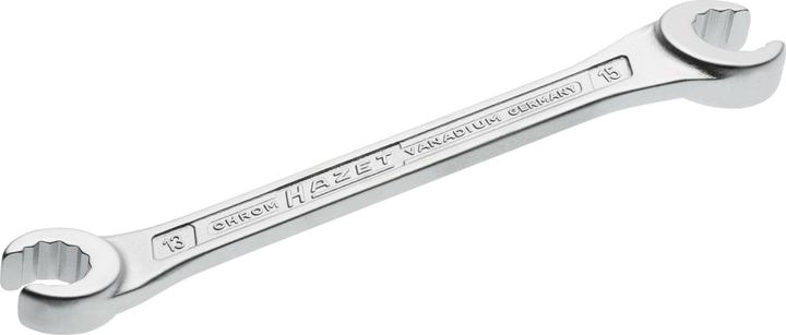 Actual product image HAZET Double box-end wrench ∙ open 612-13X15 ∙ Outside 12-point profile ∙ 13 x 15 mm (13 mm, 15 mm)