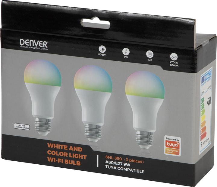 Produktbild Denver SHL-350 (3 pack) (E27, 806 lm, 3x)