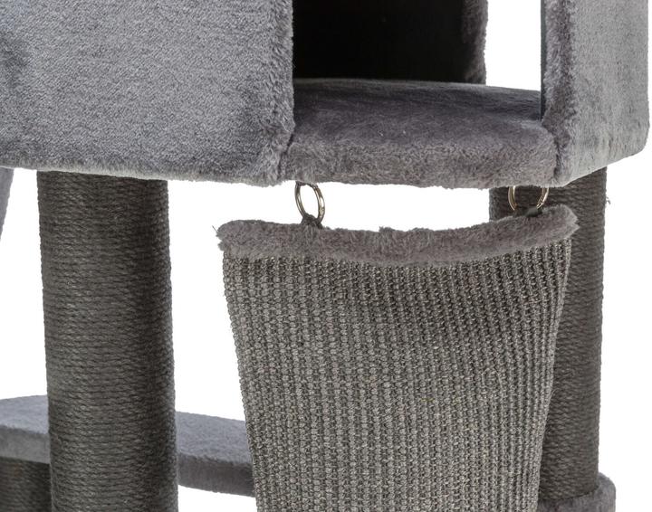 Produktbild Trixie Cat tree Active, grey with climbing ramp, 122 cm (122 cm, Grey)