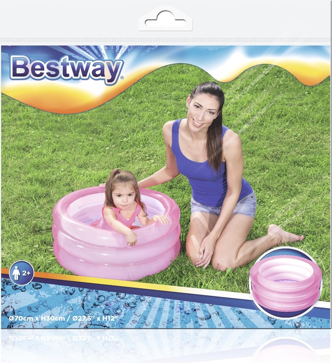Actual product image Bestway Baby Pool Kiddie D70x30cm 2 assorted
