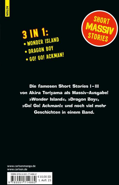 Actual product image Toriyama Shorts Massiv (German, Akira Toriyama, 2023)