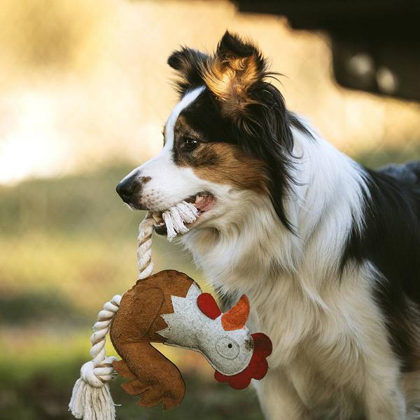 Actual product image Duvoplus Ruby Rooster Farm Friend (Plush toy dog)