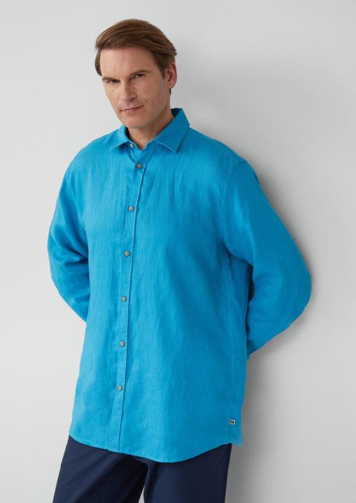 Immagine prodotto s.Oliver Hemd Regular Fit: Langarmhemd aus Leinen (XXL)
