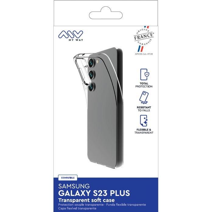 Thumbnail - My Way Hülle flexibel Series (Samsung Galaxy S23+), Smartphone Hülle, Transparent