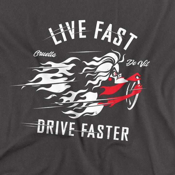Produktbild Disney Villains Live Fast Drive Faster TShirt (M)