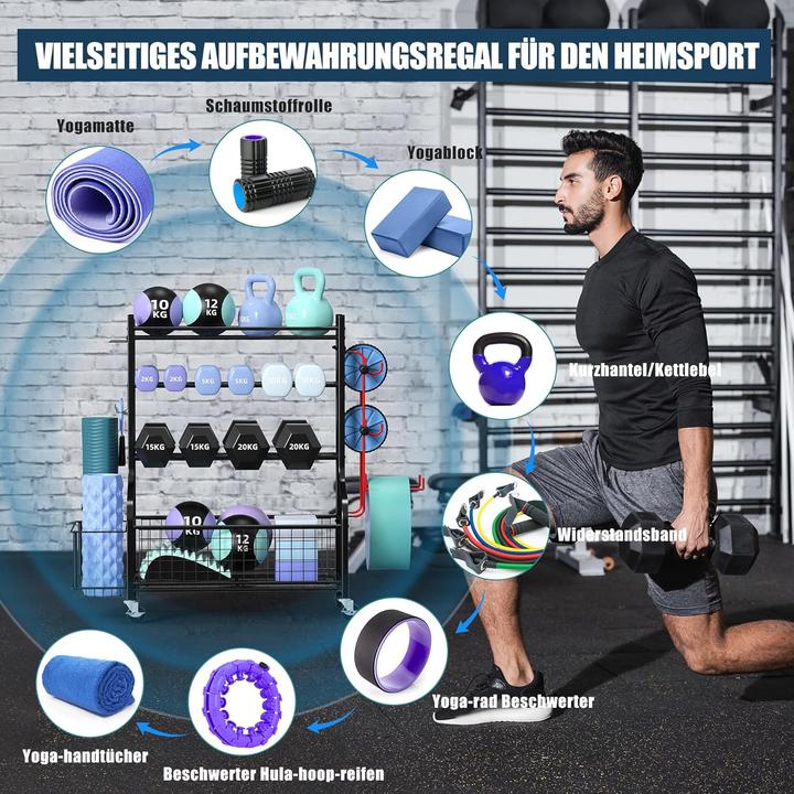 Produktbild Zachvo Multifunktionaler Hantelständer für Home Gym