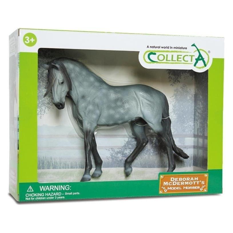 Collecta Figuur Horse Andalusian Stallion Dark Dapple Grey 1, 12 Window Box