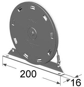Produktbild Rehau Gewichtsausgleich-Mechanik C8 für vertikale Bedienung (1 Stk.)