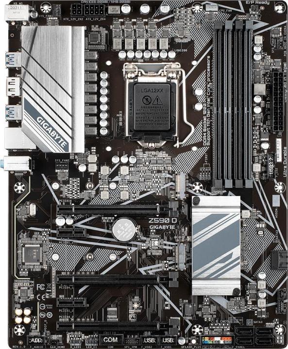 Produktbild Gigabyte Z590 D rev. 1.0 (LGA 1200, Intel Z590 Express, ATX)