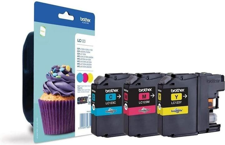 Image du produit Brother LC-123 Rainbow Pack (M, C, Y)