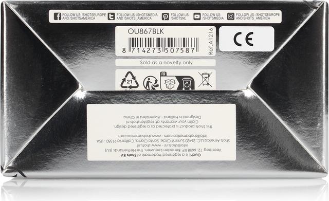 Produktbild Ouch! Vibrating - Rechrgeable - 10 Speed Silicone Ribbed Strap-On - Adjustable