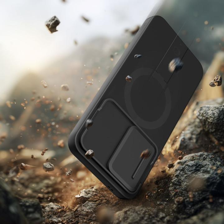 Produktbild Tech-Protect Kevlar Aura Magsafe Galaxy A57 Black/Orange (AUX Kabel)