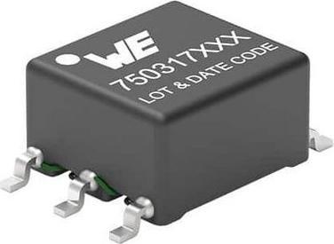 Würth SMD-Transformator, 1:1.1, 2.5kV, 5 VDC, 475uH