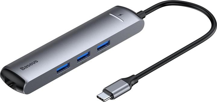 Baseus CAHUB-J0G (USB-C, 6 Ports)