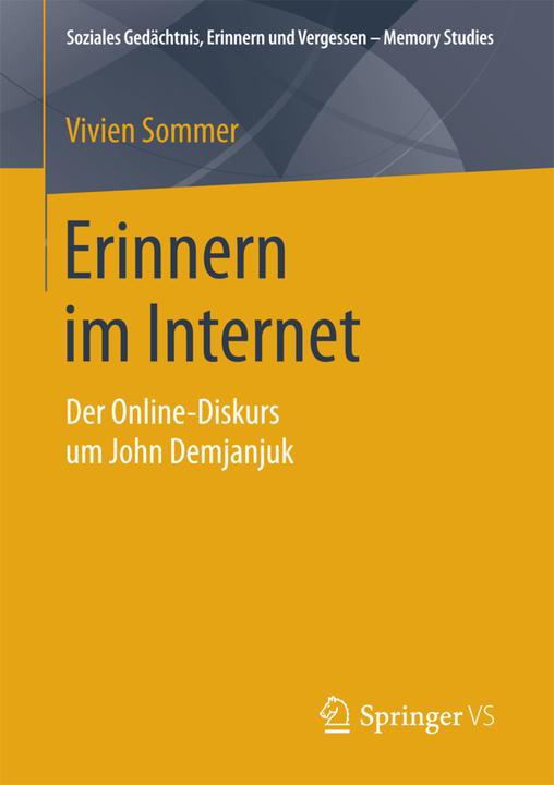 Produktbild Erinnern im Internet (Deutsch, Vivien Sommer, 2018)