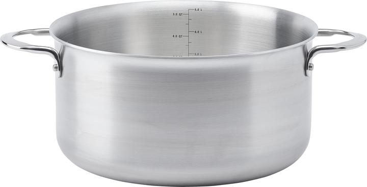 Produktbild de Buyer Bratentopf Alchimy stahlgrau (Bräter + Schmortopf, Edelstahl, 24 x 12.40 cm)