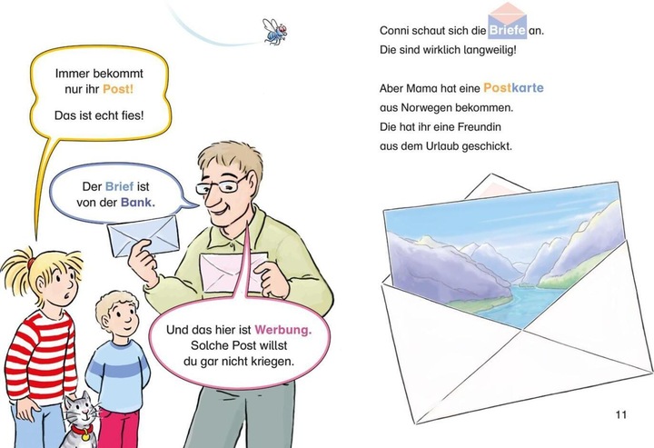 Produktbild Lesespass mit Conni: Conni und der geheime Brief (Zum Lesenlernen) (Deutsch, Julia Boehme, Herdis Albrecht, 2021)