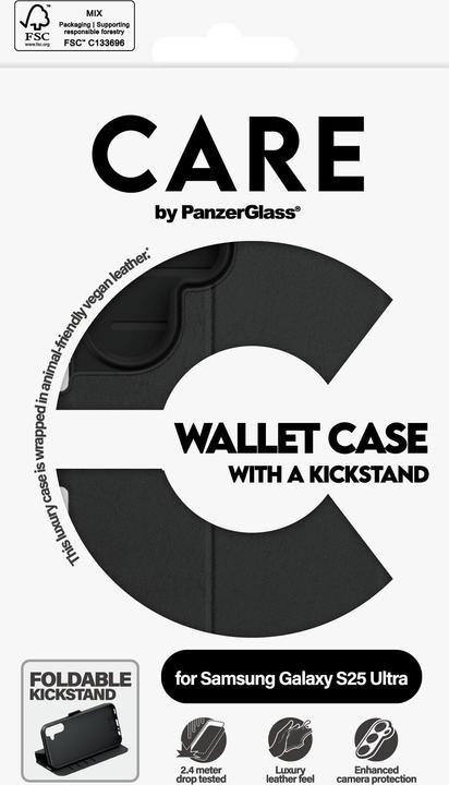 Actual product image PanzerGlass Care Wallet Case with kickstand (Samsung Galaxy S25 Ultra)
