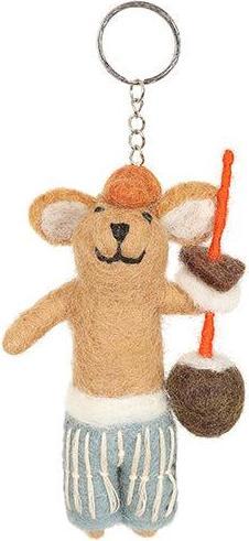 Actual product image Lazy Jacks Mouse Keyring