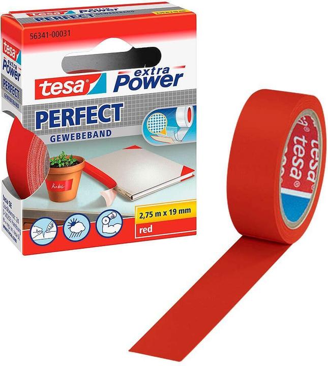 Actual product image tesa extra Power Perfect fabric tape (19 mm)
