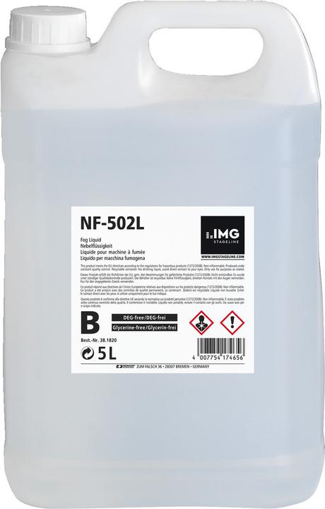 Produktbild Img Stage Line Nf-502l (Nebelfluid)