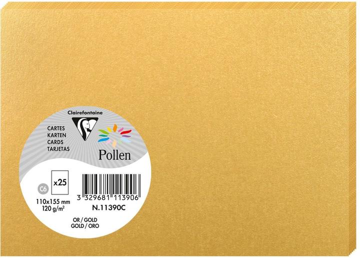 Clairefontaine Packung mit Karten (C6, 25x)