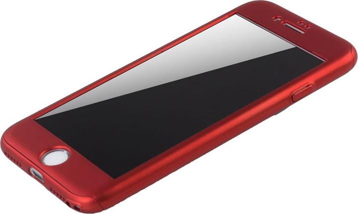 Produktbild König Design Schutz Handy Hülle für Apple iPhone 6 / 6s Full Case Cover Displayschutz 360 Rot (Apple iPhone 6)