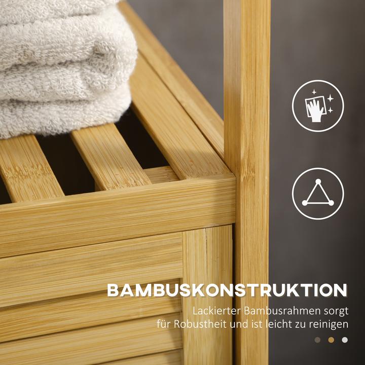 Immagine prodotto Kleankin Armadietto da bagno con uno scomparto aperto e anta a persiana