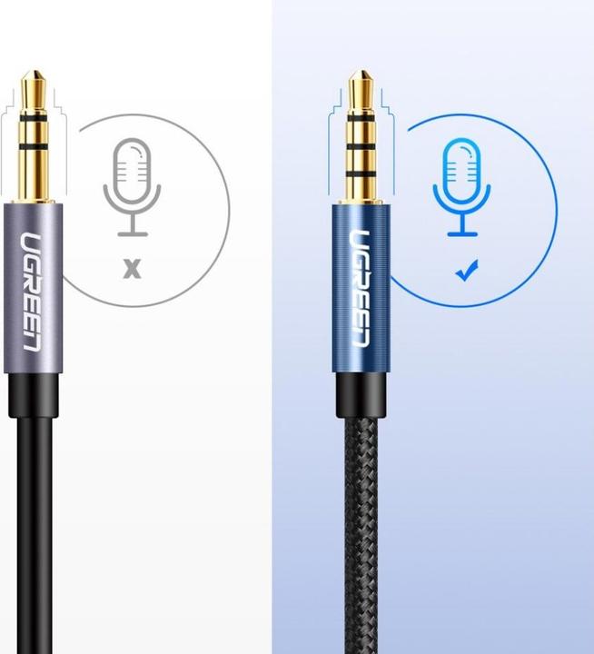 Immagine prodotto Ugreen 10595 Cavo audio (3 m, Connettore da 3,5 mm (AUX))