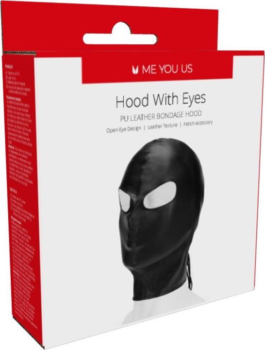 Actual product image Me You Us Hood with eye holes