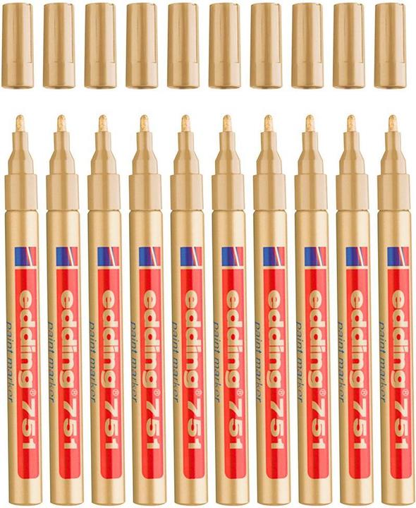 Produktbild Edding Lackmarker 751, 1-2 mm (10x)