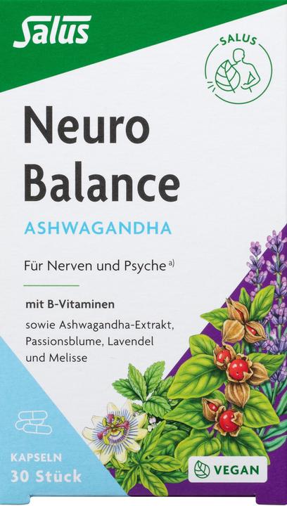 Actual product image Salus Neuro Balance Ashwagandha (30 pcs., Capsules, 32 g)