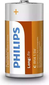 Produktbild Philips Zinc Longlife (6) R14L2F/10 (2 Stk., C)