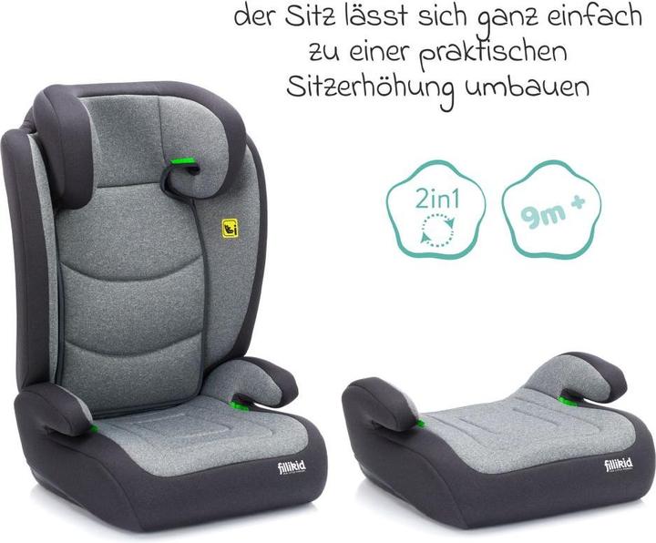 Produktbild Fillikid Kindersitze 15-36 kg Kindersitz Lea i-Size R129 ab 3 Jahre - 12 (Kindersitzerhöhung, ECE R129/i-Size Norm)
