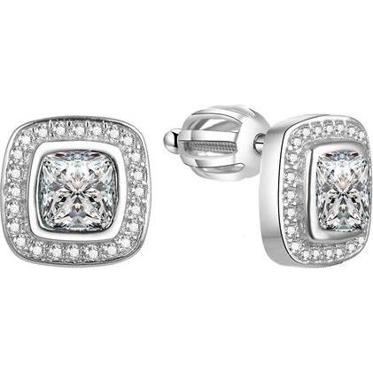 Beneto, Ohrringe, Silver earrings with zircons TAGUP1604S (L)