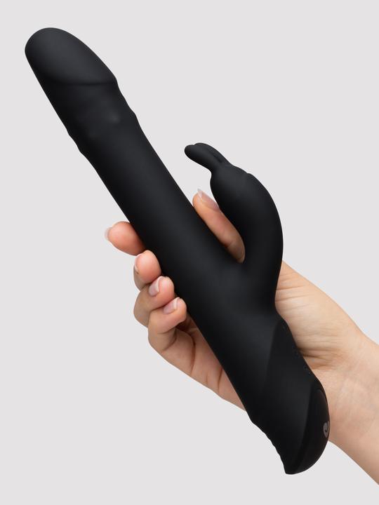 Actual product image Lovehoney Love Thruster Rechargeable rabbit vibrator with thrusting function