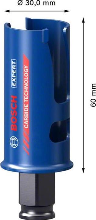 Produktbild Bosch Professional Zubehör EXPERT Construction Material Lochsäge, 30 x 60 mm (30 mm)