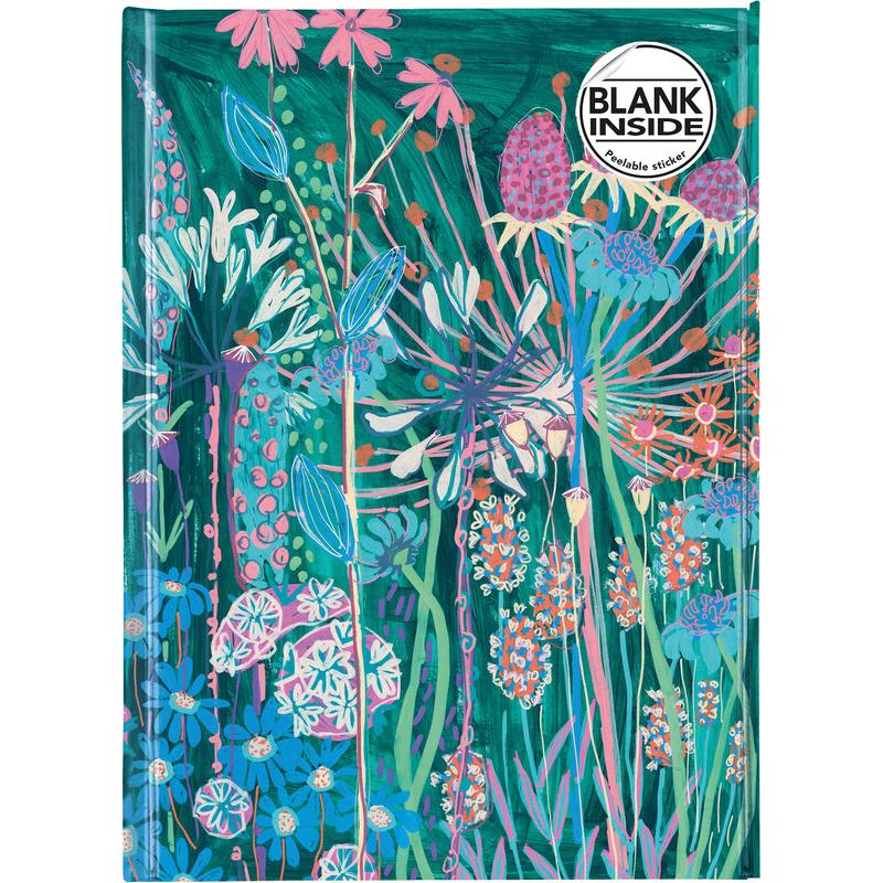 Thumbnail - Browntrout Verlag, Heft + Block, Lucy Innes Williams: Viridian Garden House (Foiled Blank Journal) (A5, Blanko, Harter E...