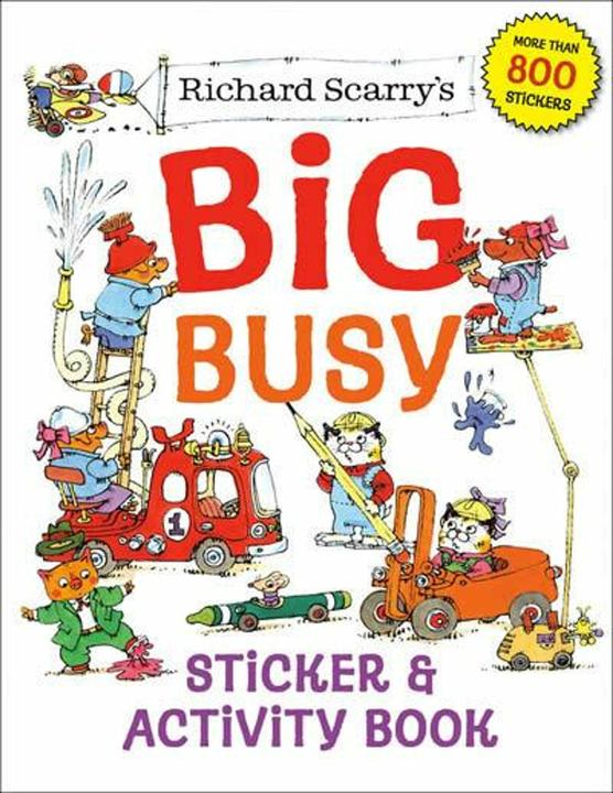 Actual product image Richard Scarry's Big Busy Sticker & Activity Book