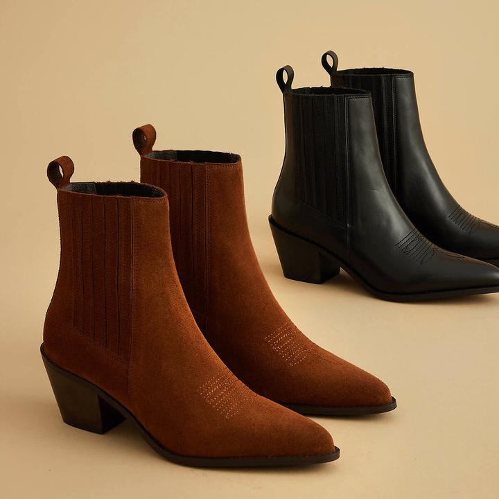 Image du produit La Redoute Collections Bottes Western Signature (38)