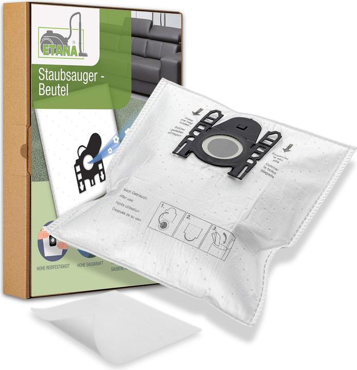 Etana I 30 sacchetto per aspirapolvere adatto per Siemens Q5.0 extreme Silence Power VSQ5X1230 (30x)