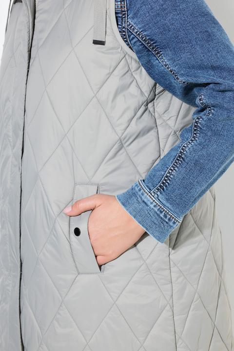 Produktbild Ulla Popken HYPRAR Long-Steppweste, wasserabweisend, 2-Wege-Zipper (46, 48)