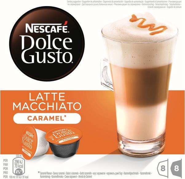 Nescafé Dolce Gusto Latte macchiato al caramello (24 x Porta.)